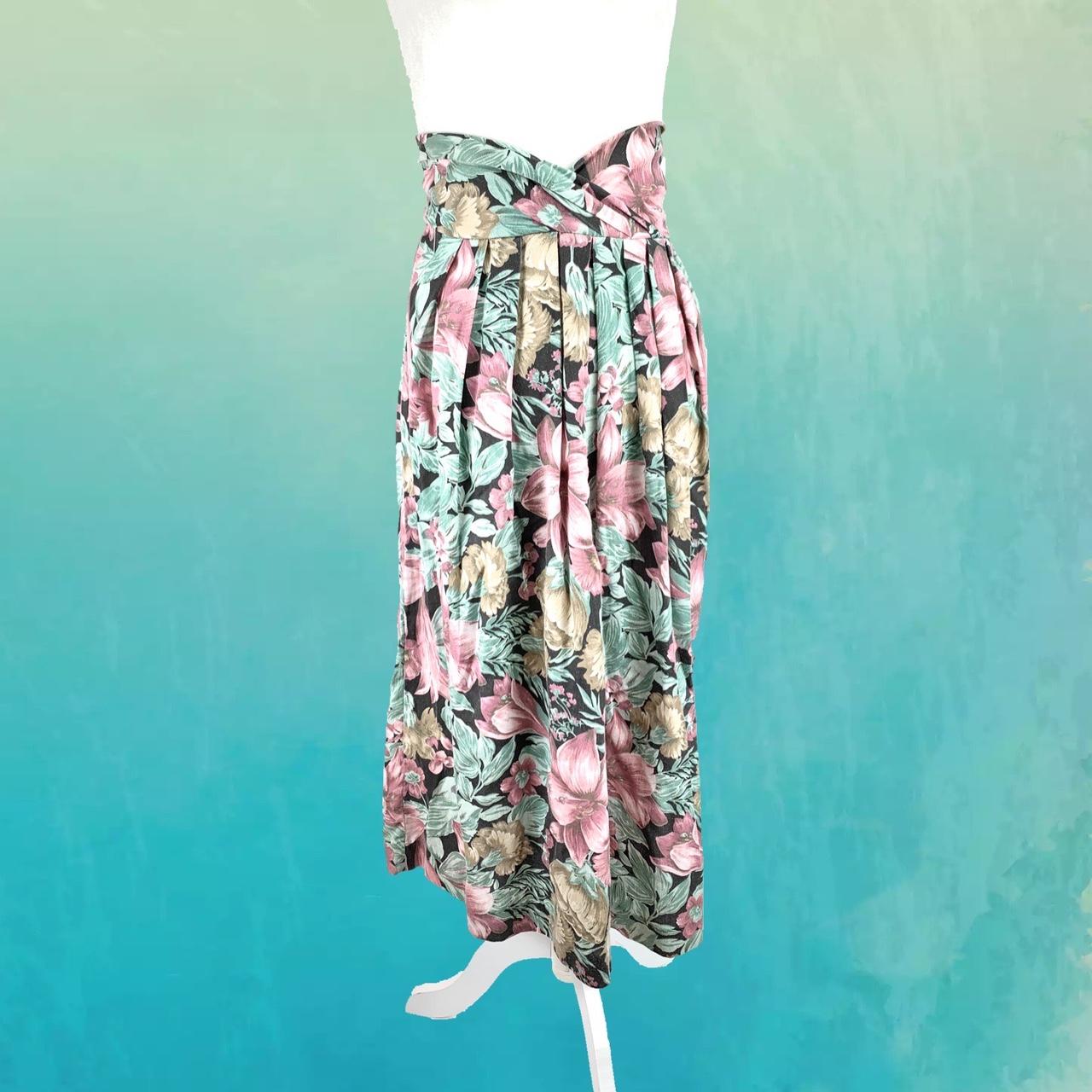 Product Image 1 - 80s Vintage Midi Skirt, Pastel