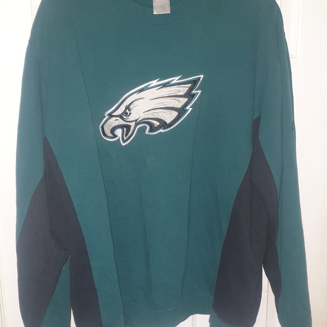 Nike vintage Philadelphia Eagles hoodie Cracked - Depop