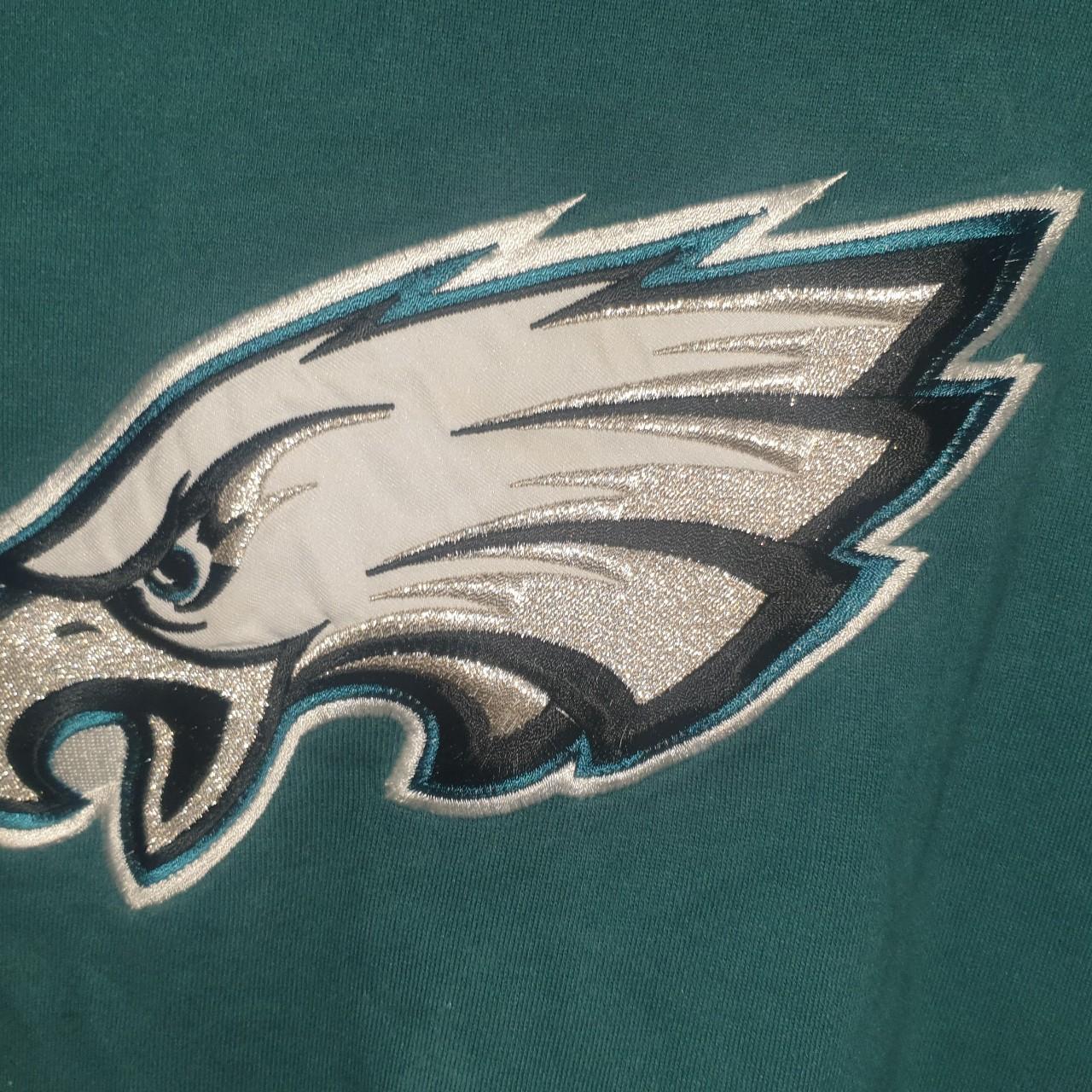 Nike vintage Philadelphia Eagles hoodie Cracked - Depop