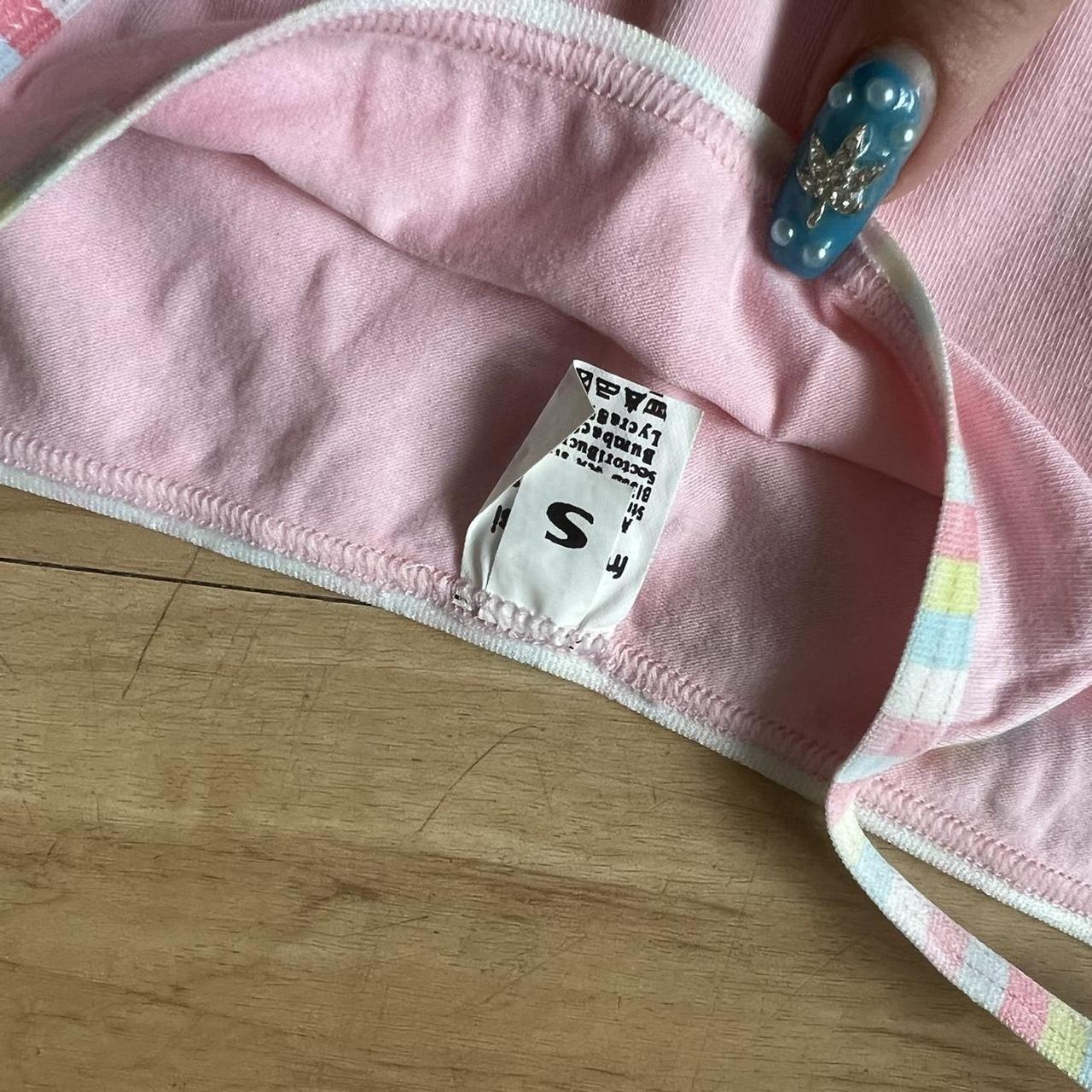 y2k pink panties with pastel couloured elastic... Depop