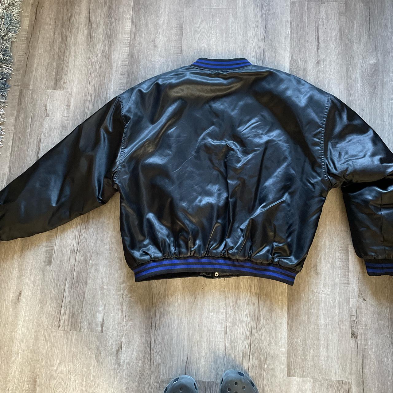 Vintage Pro-Line Starter Jets Satin Bomber Jacket Sz - Depop