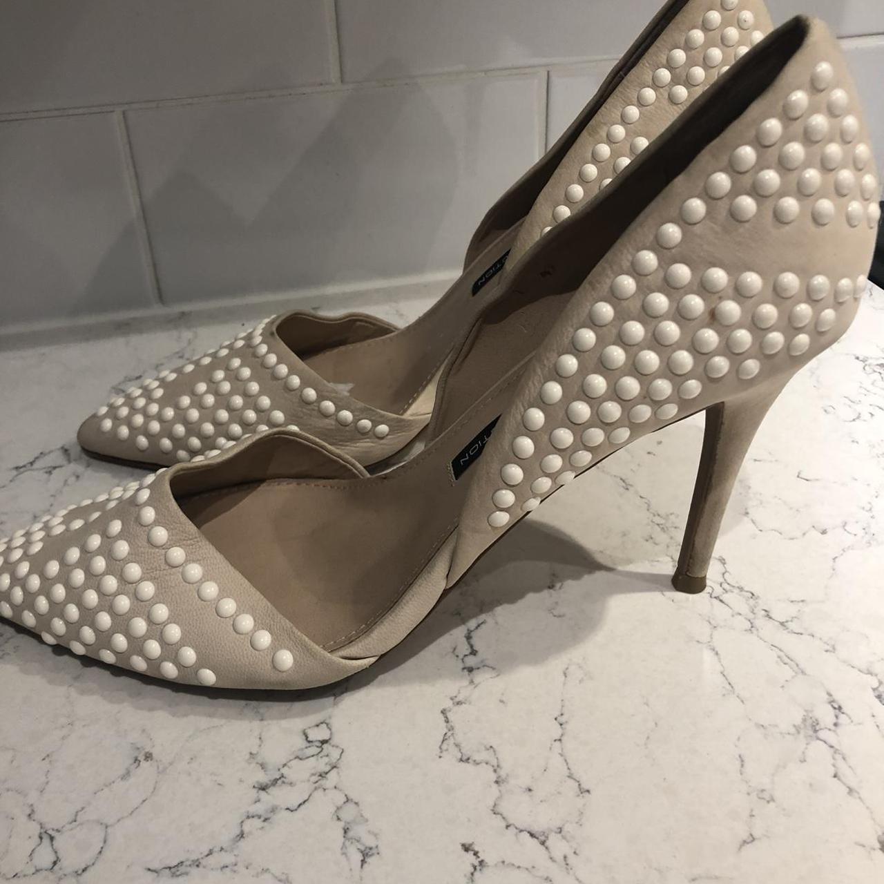 French connection studded store heels