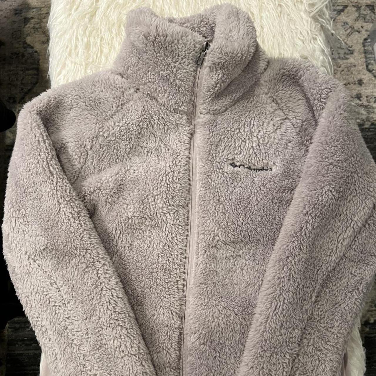 Columbia furry jacket Great condition never wear it. Depop