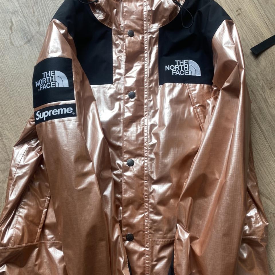 North face deals supreme rose gold