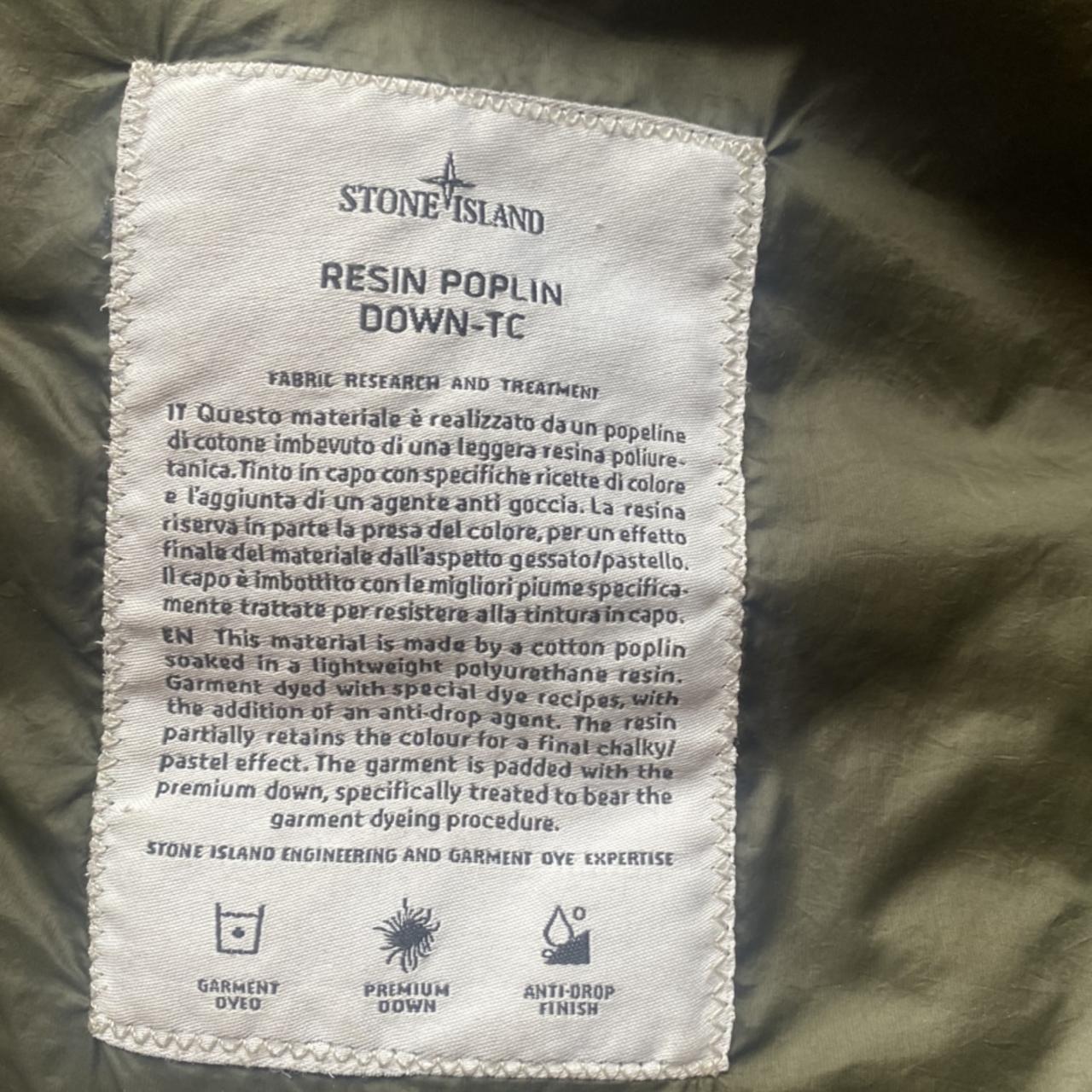 Stone island resin poplin down tc coat with | Depop Stone island resin poplin down tc coat with | Depop