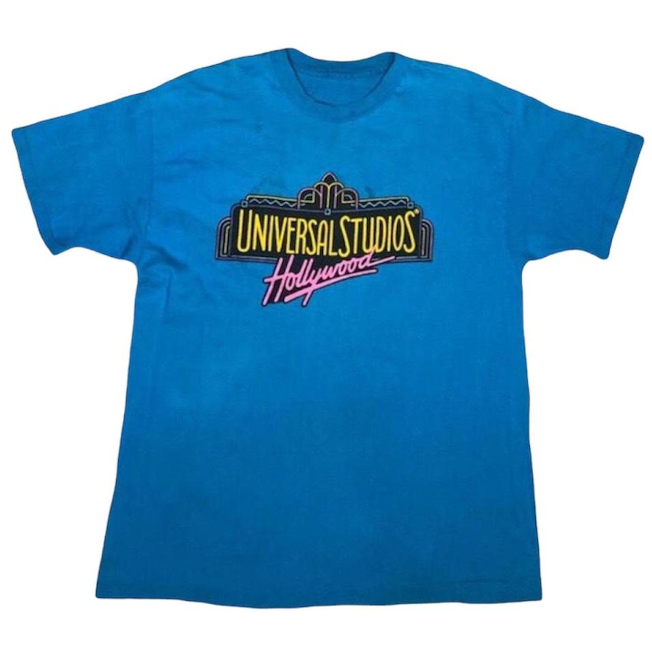 Vintage 90s Universal Studios Hollywood Graphic... - Depop