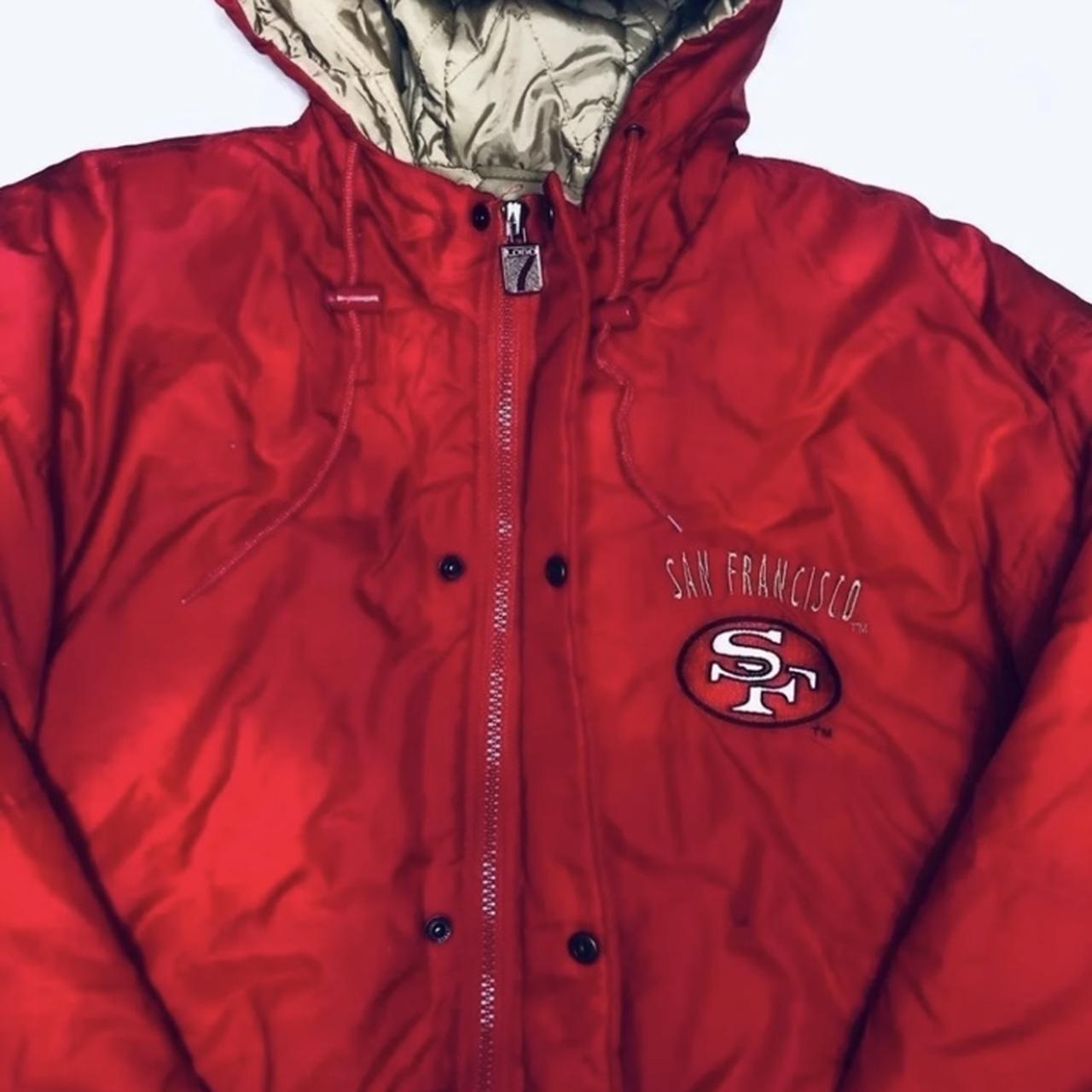 Vintage 90's San Francisco 49ers Windbreaker Jacket - Depop