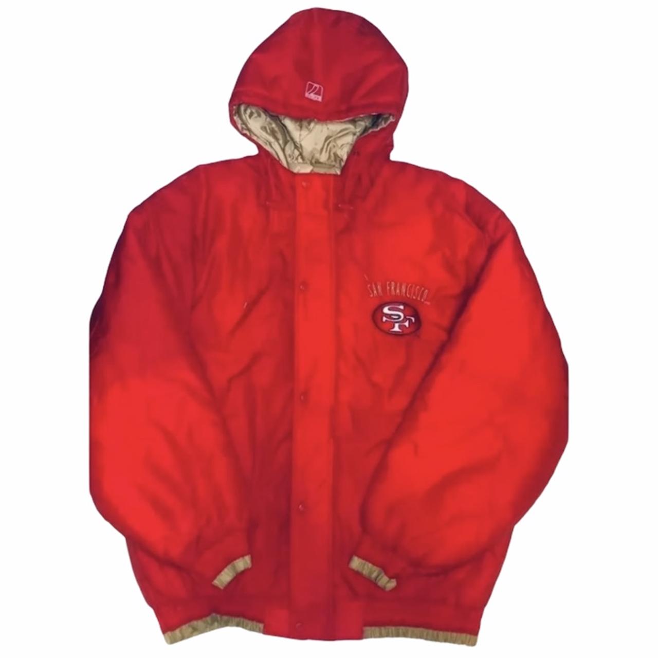 Vintage 90's San Francisco 49ers Windbreaker Jacket - Depop