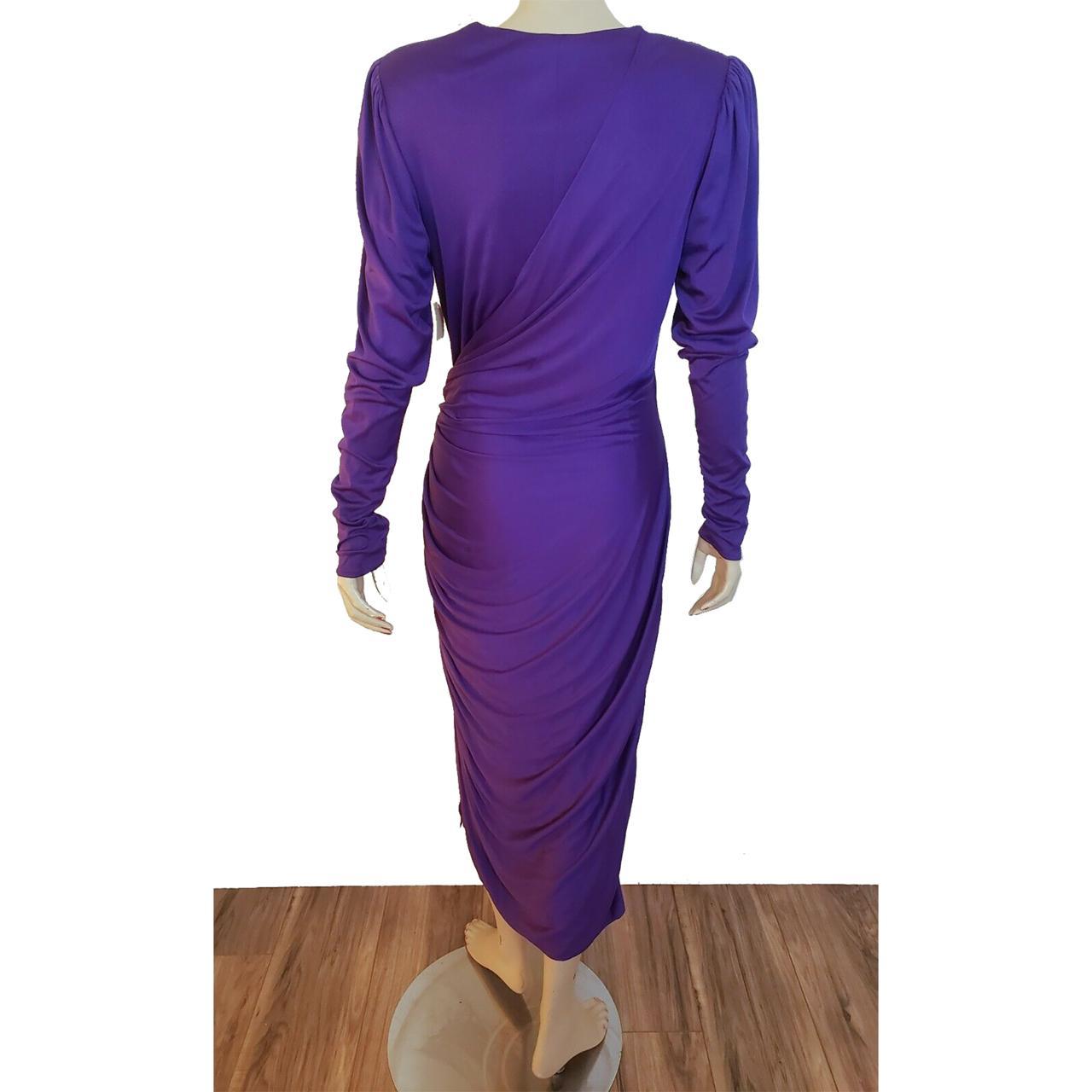 Tadashi Shoji Women's Purple Dress | Depop