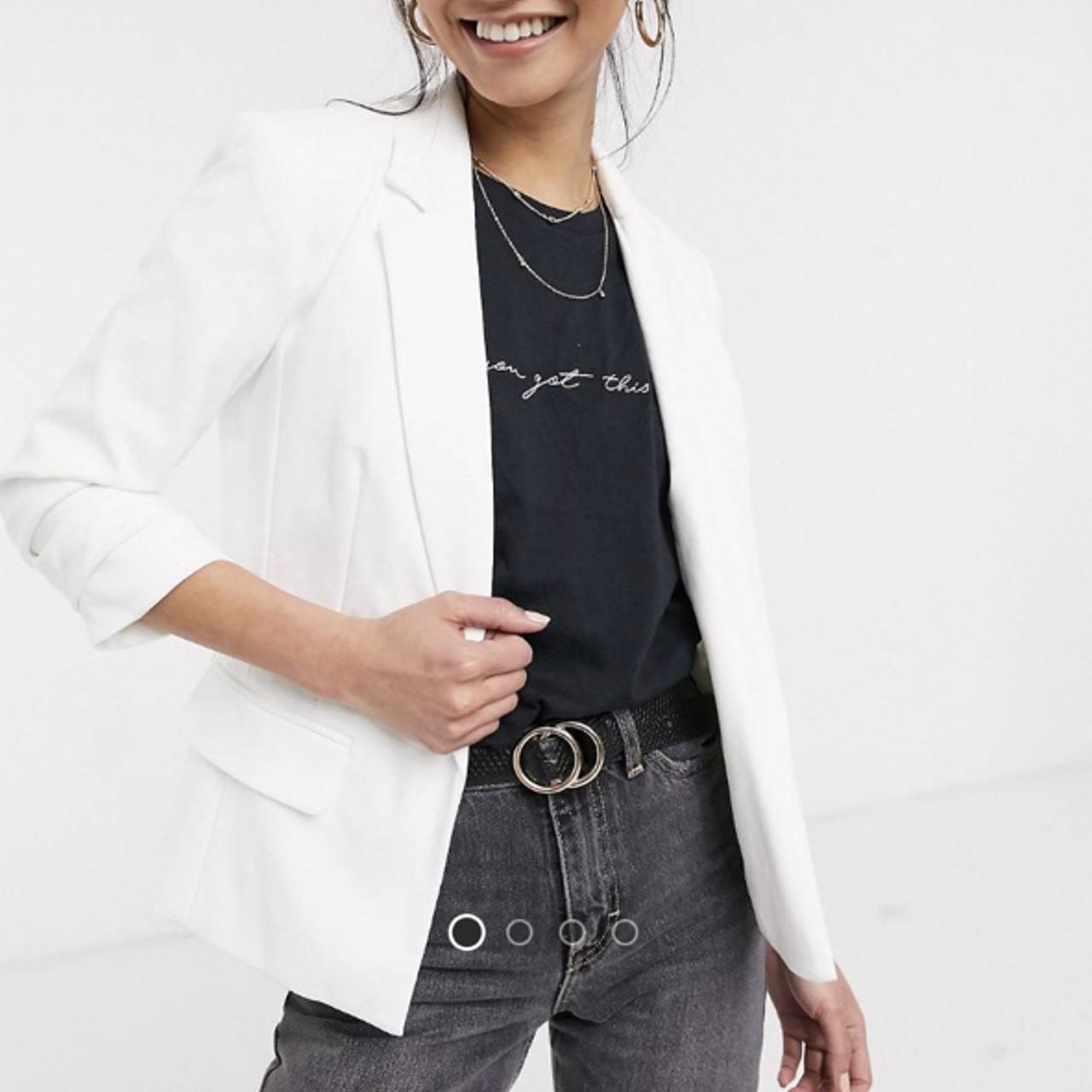 Miss selfridge 2024 white blazer