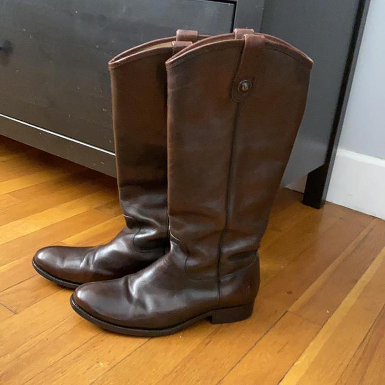 frye cognac boots