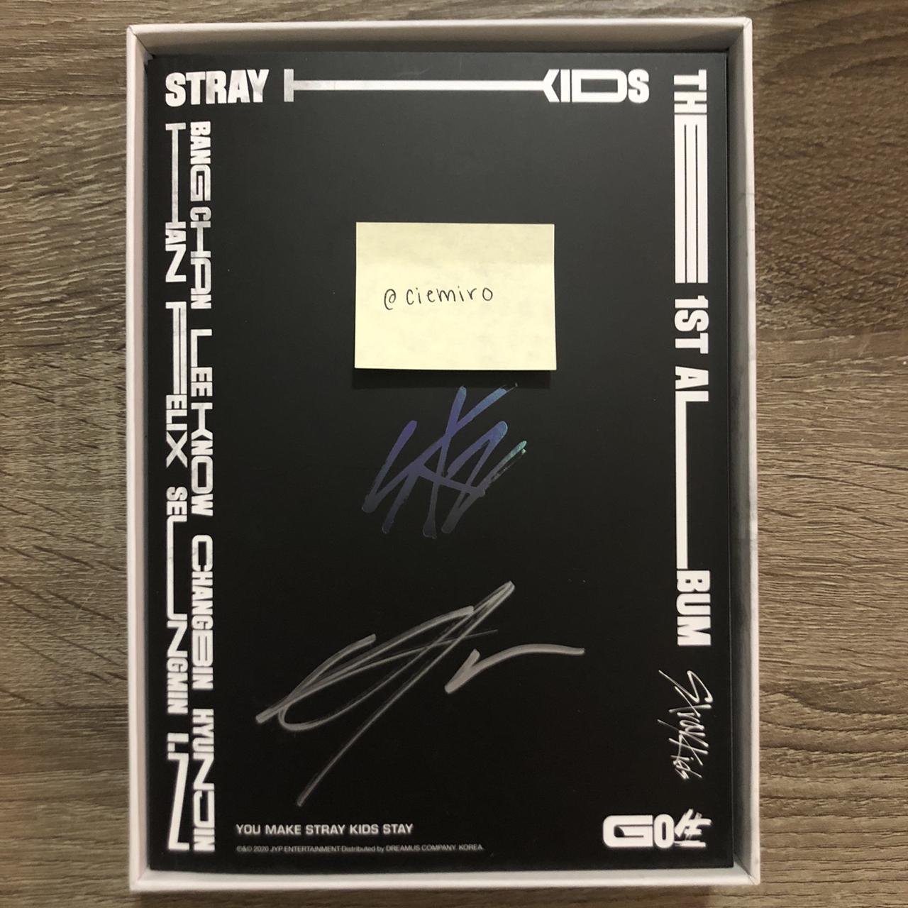 WTT SKZ STRAY KIDS GO LIVE SIGNED ALBUM have: LEE... - Depop