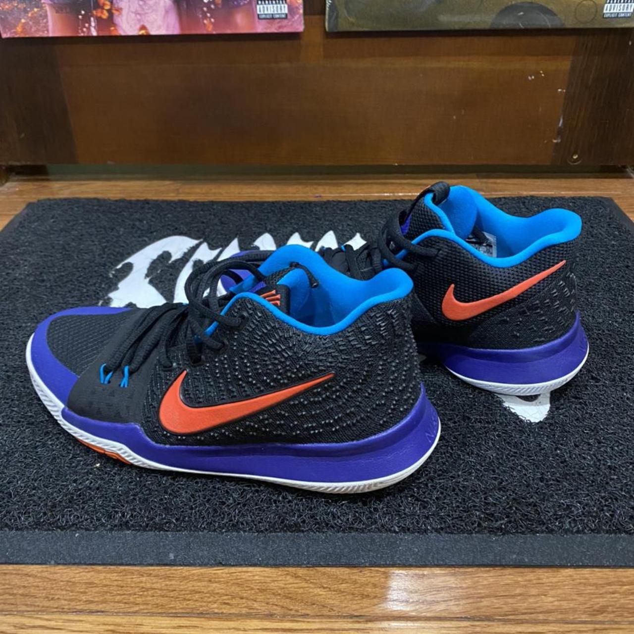 Nike Men's Black and Purple Trainers (2)