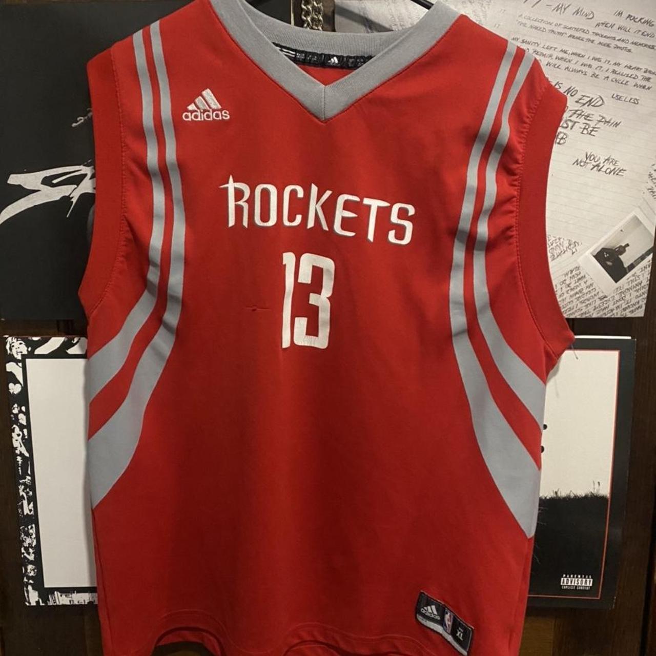 Adidas James Harden Houston Rockets Jersey Throwback NBA #13