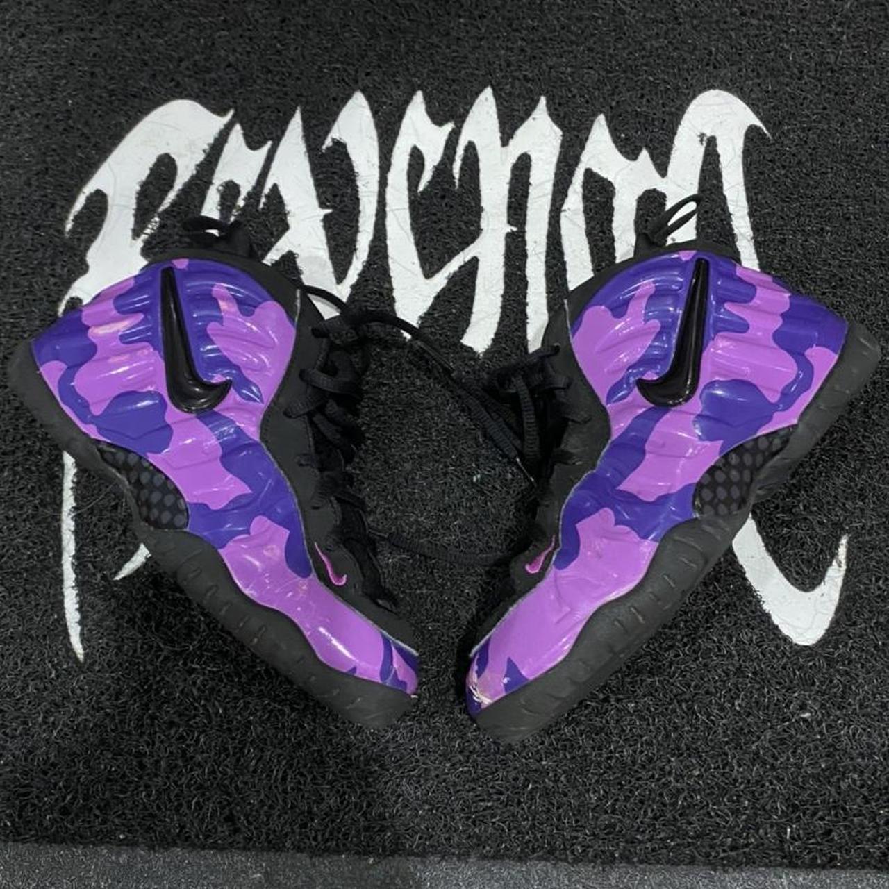 nike little posite pro purple camo