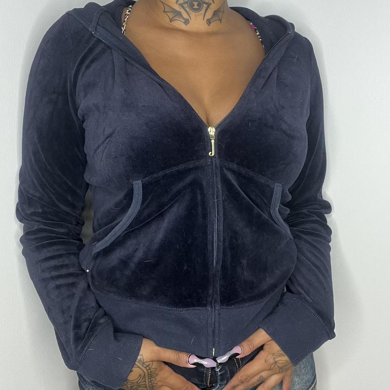 Juicy Couture Women's Blue Jacket Depop