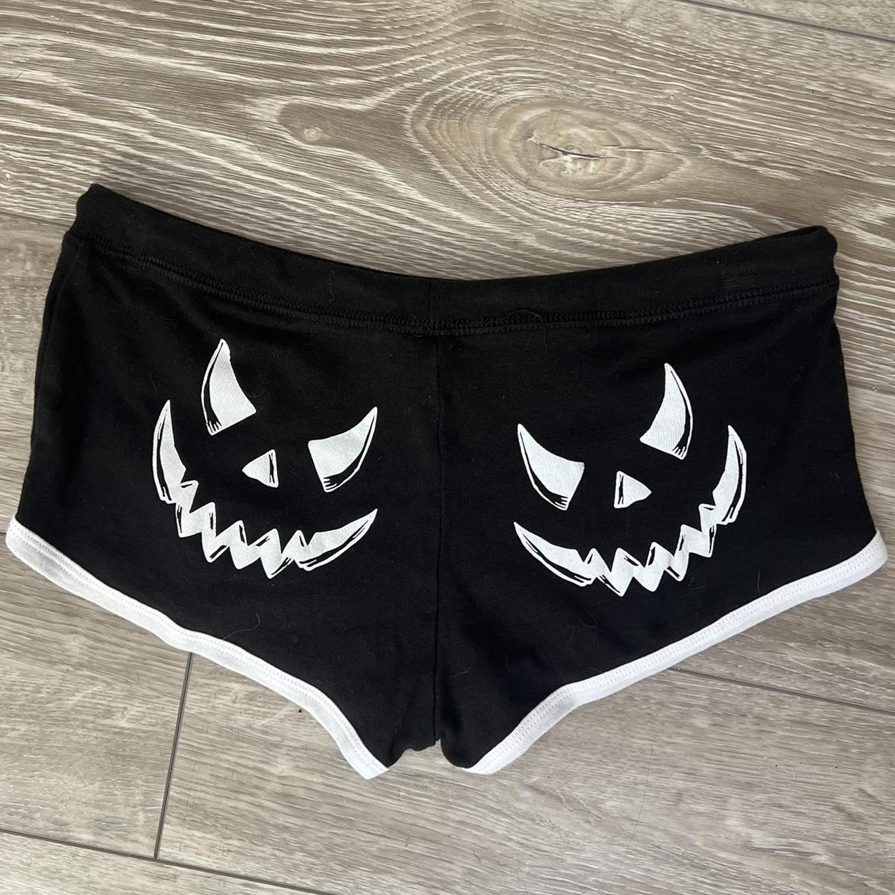 Too fast jack o lantern Halloween goth lowrise booty... - Depop