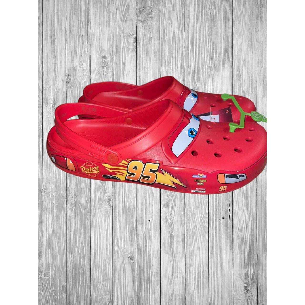 🔥Cars X Classic Clog Lightning McQueen Crocs Size... Depop
