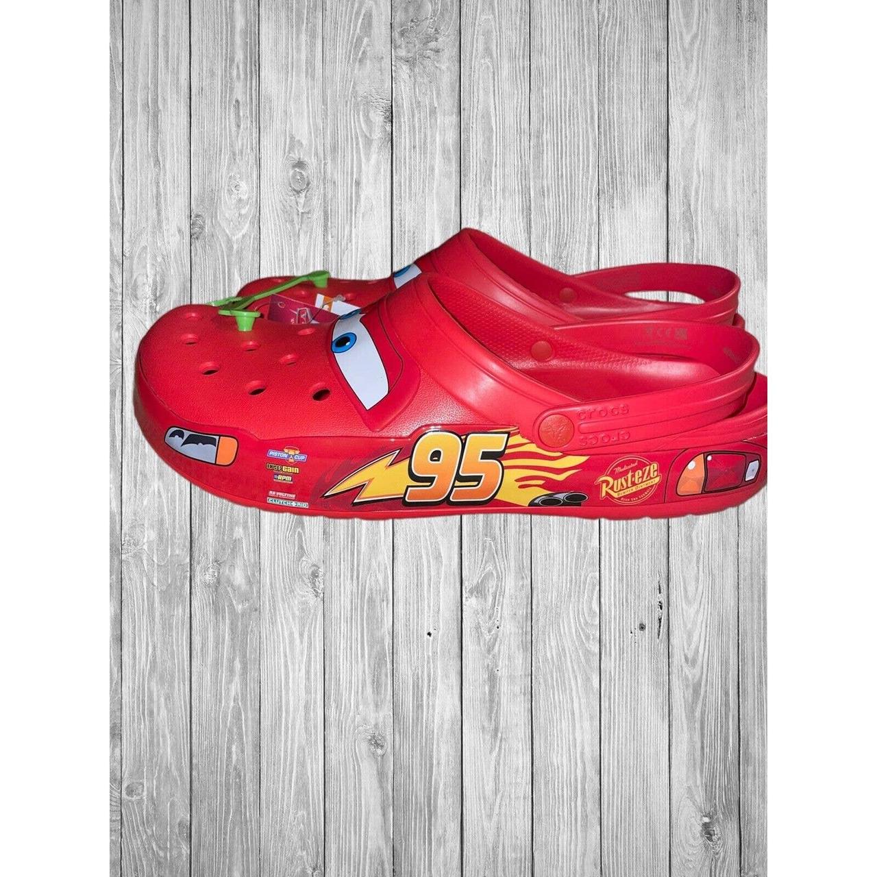 🔥Cars X Classic Clog Lightning McQueen Crocs Size... Depop