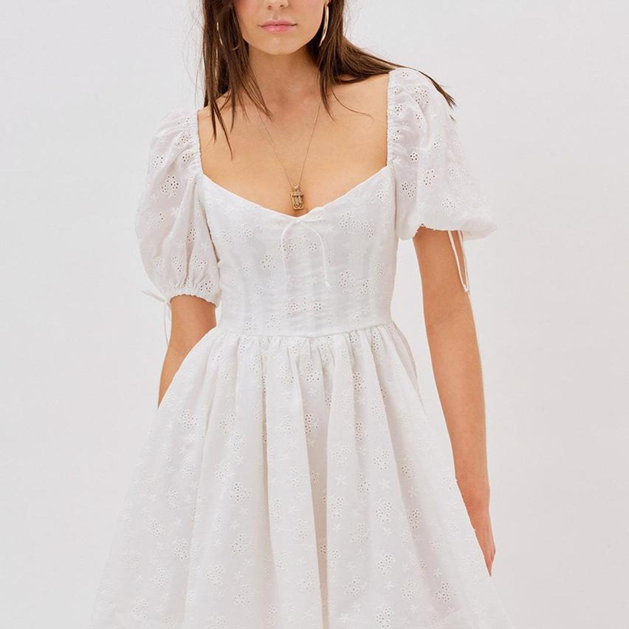 for love and lemons jean mini dress