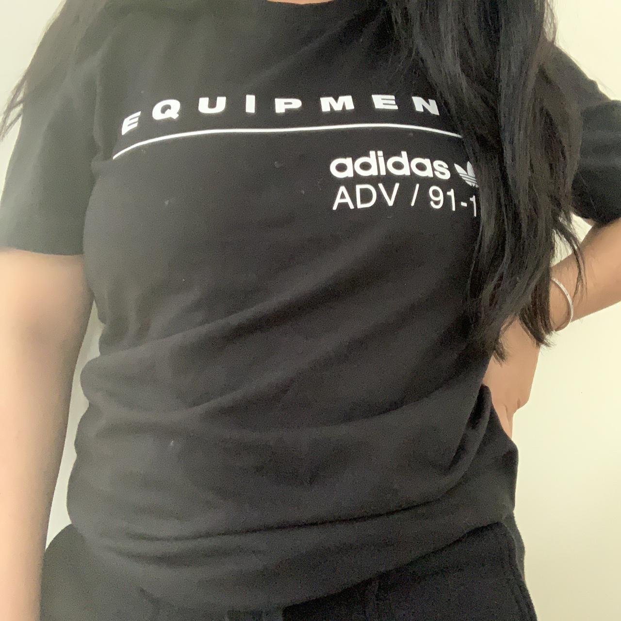 Adidas Equipment black Tshirt. Size mens small.... Depop