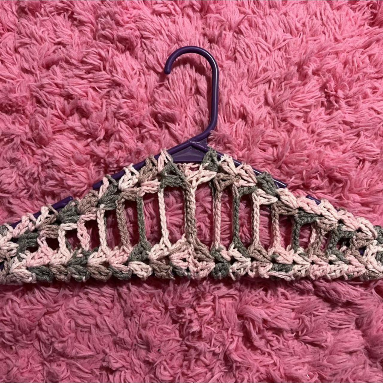 Crocheted Clothes Hanger! Used As... Depop