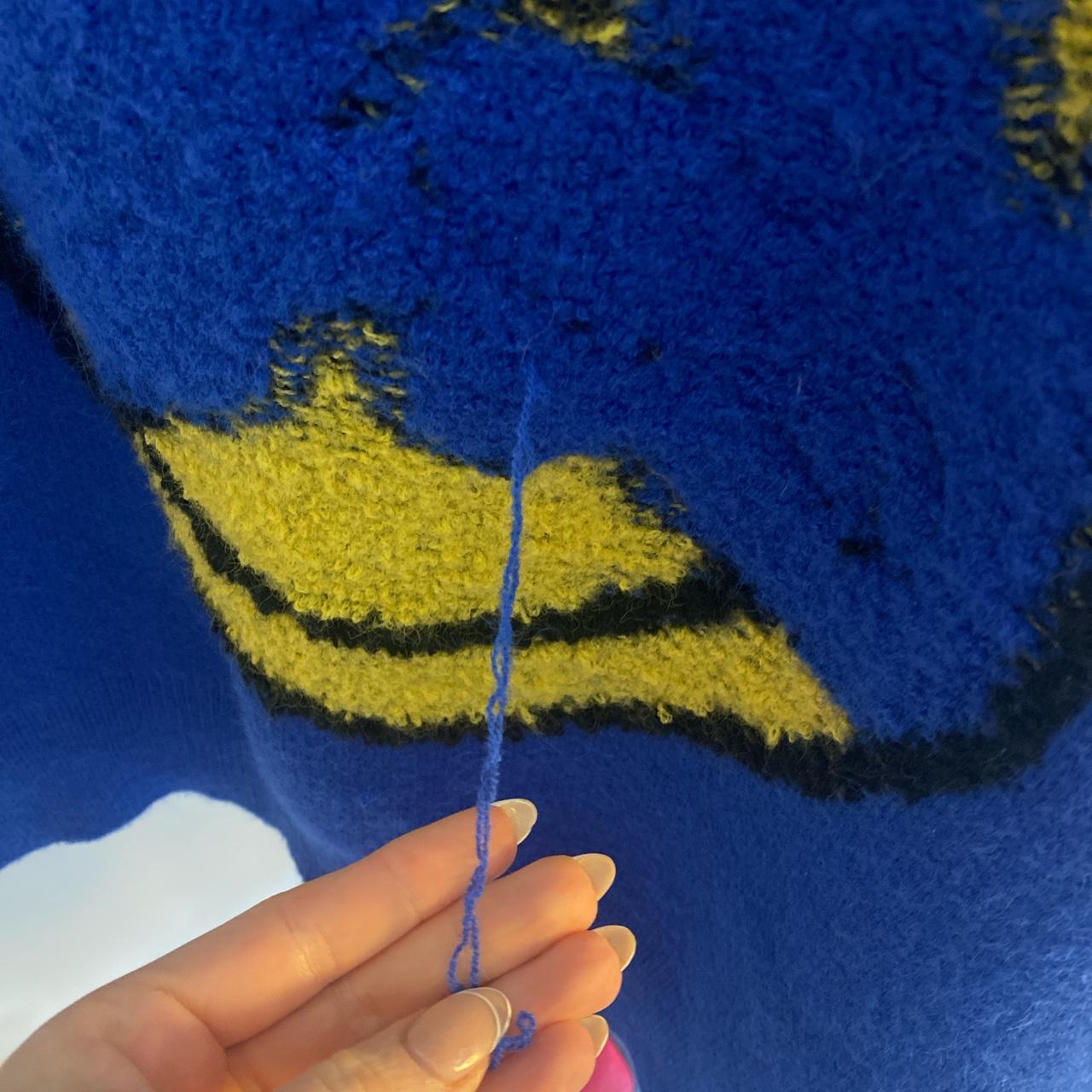 Cider blue smiley vest never worn i believe it... Depop