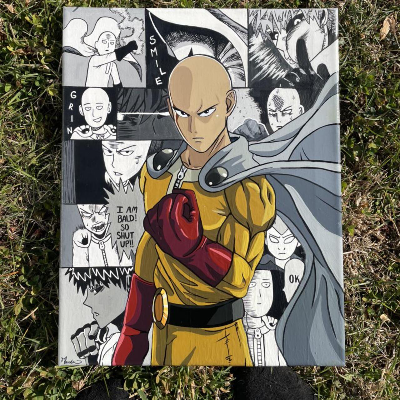 one punch man painting