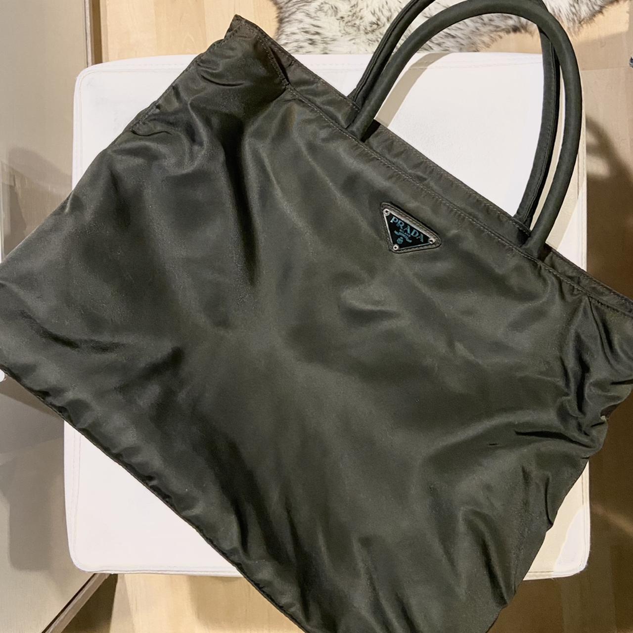 Authentic Prada Milano Nylon Vela Handbag w/ Metal - Depop