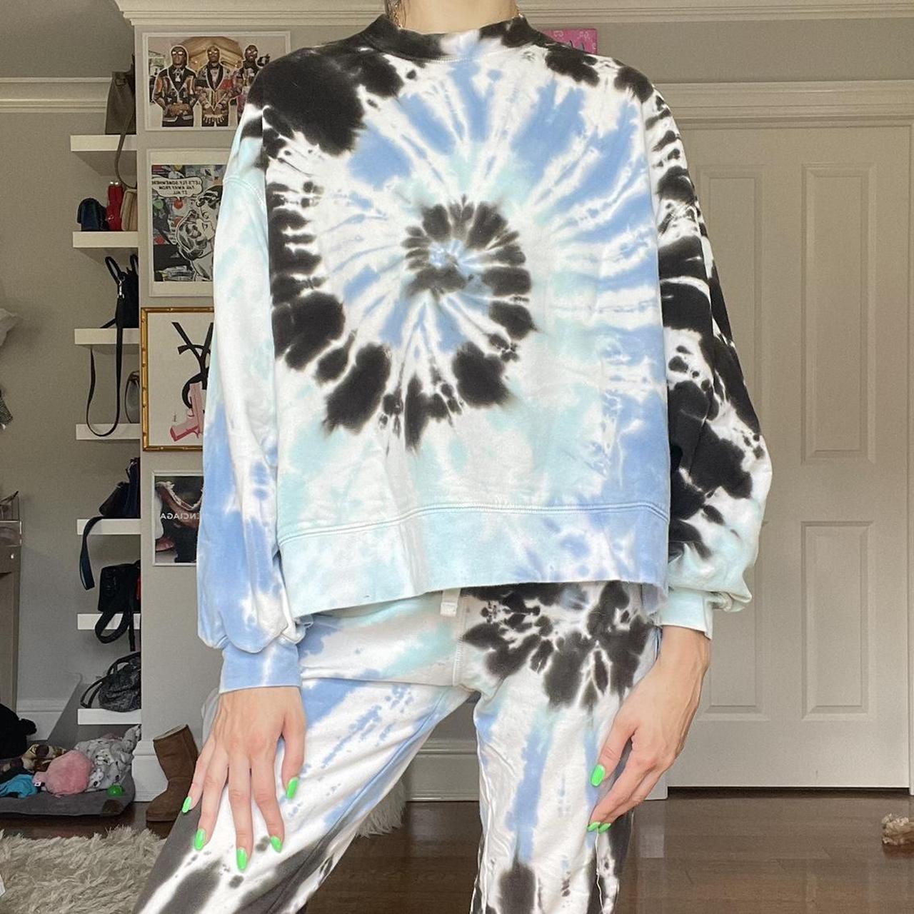 Bandier tie dye online sweatshirt