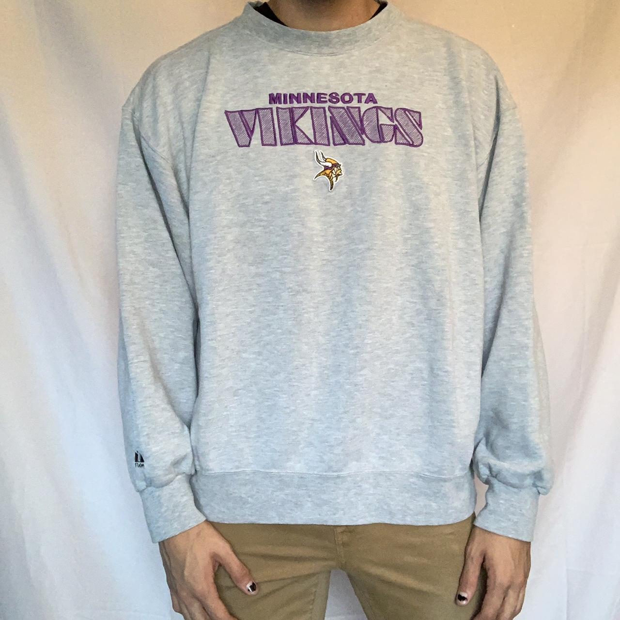 Vintage Minnesota Vikings crewneck sweatshirt fits - Depop