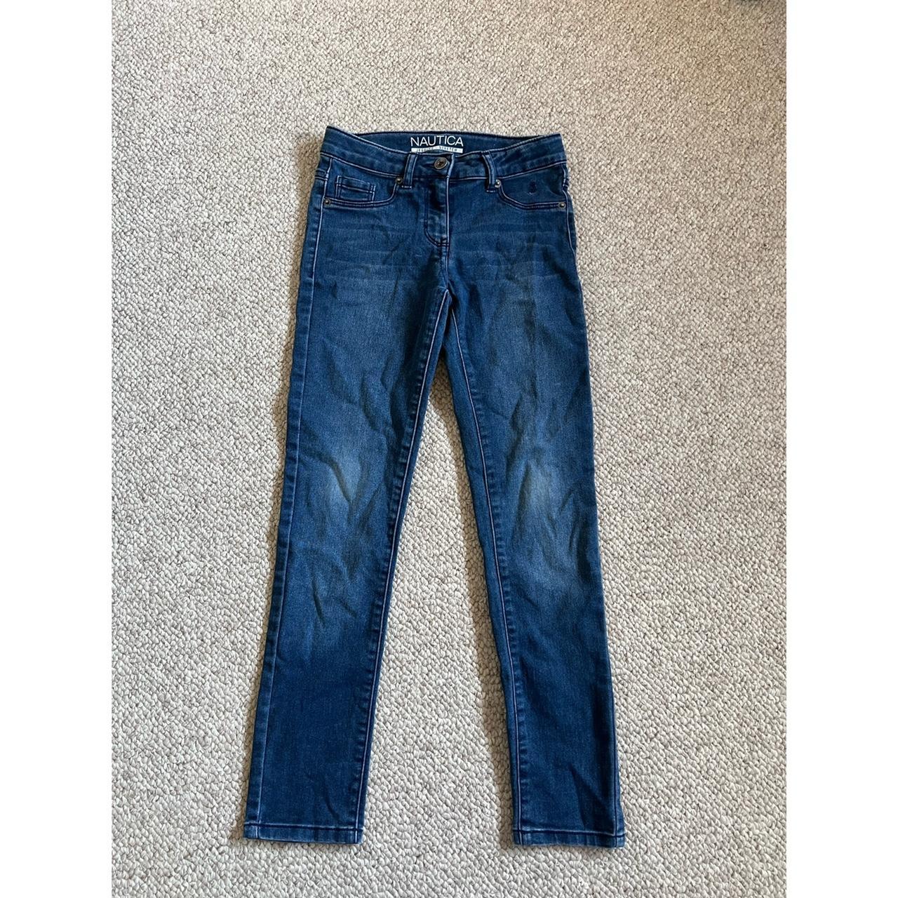 Nautica stretchy jeggings in amazing preloved... - Depop