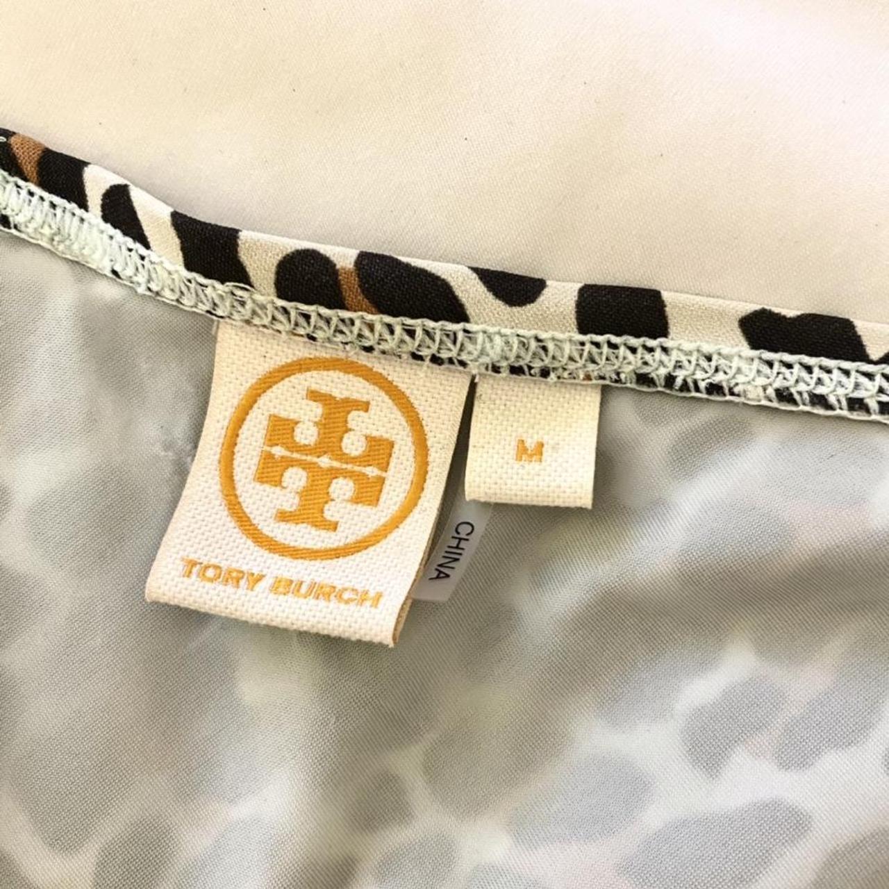 Tory Burch Women's Brown And Tan Bikini-and-tankini-tops | Depop