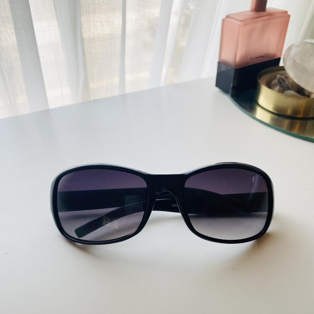 Black Vintage Y2K Armani Exchange Sunglasses Dm any... - Depop