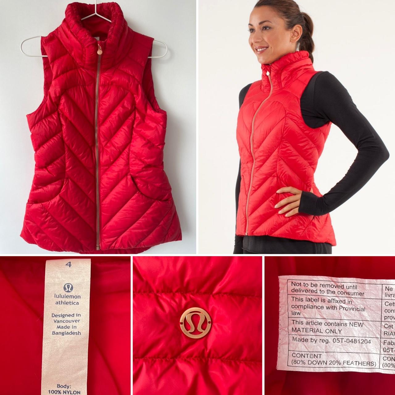 Lululemon Athletica Red Jacket