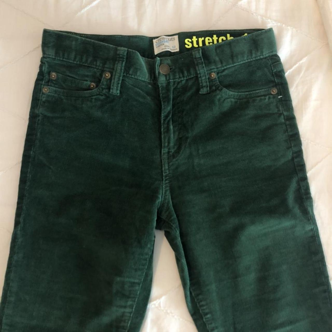 Amazing green corduroy material jeans pants, they... - Depop