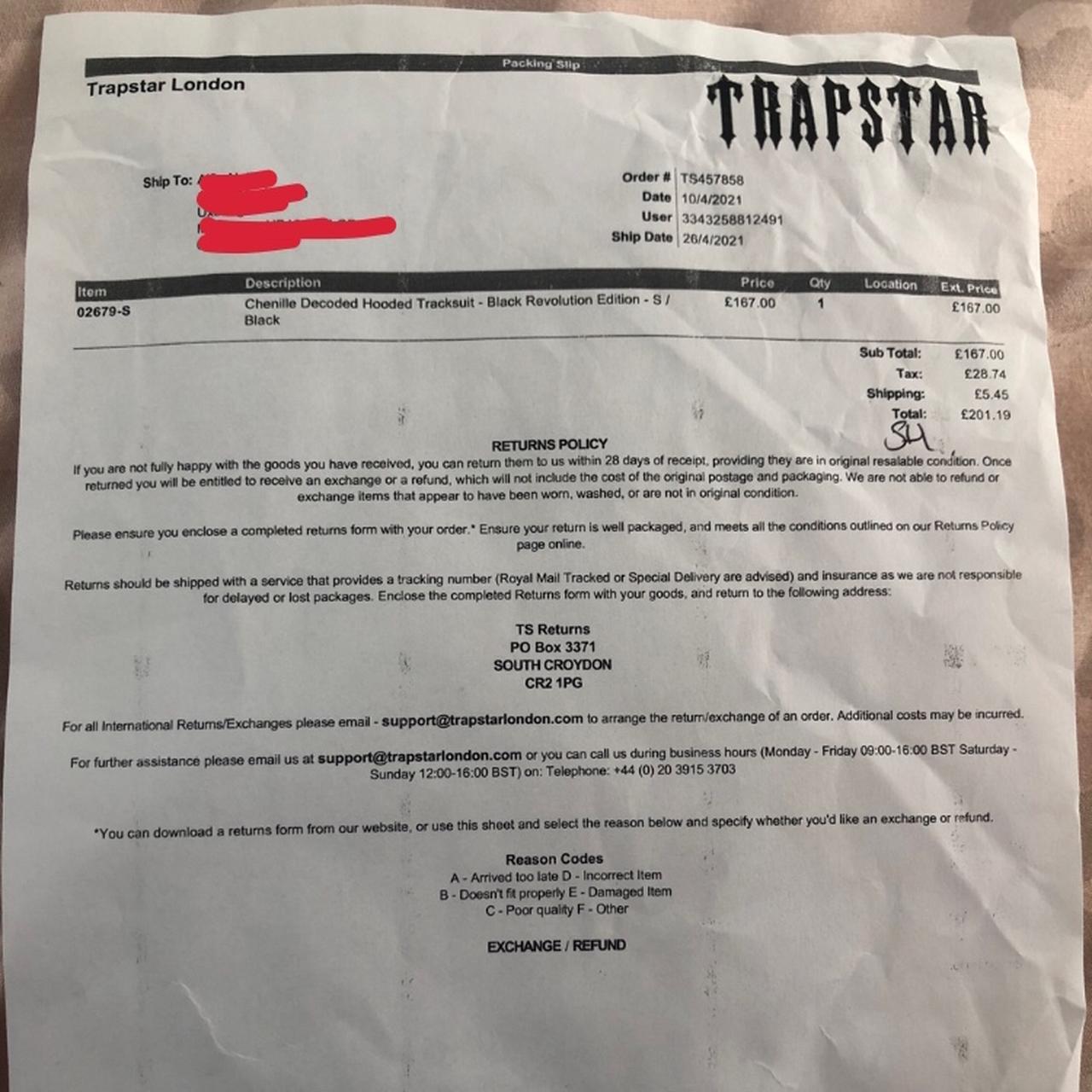 Trapstar Chenille Decoded Hooded Tracksuit Black.... Depop