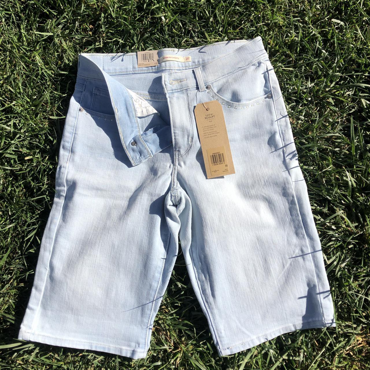 levi's sculpt bermuda shorts