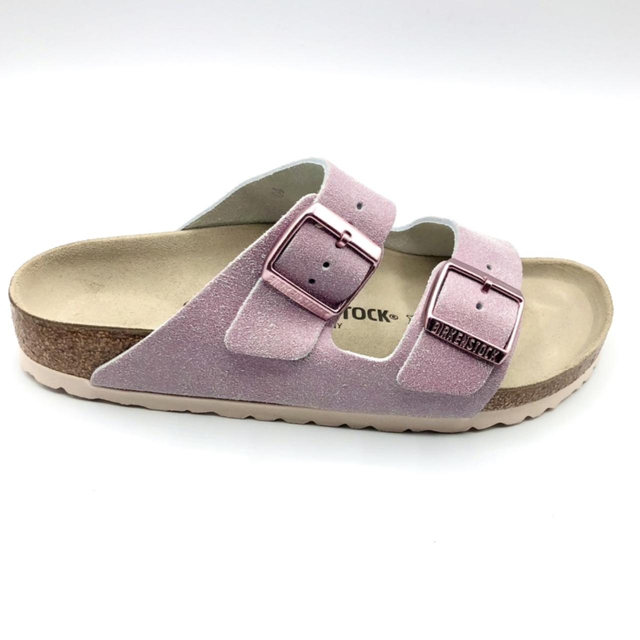 birkenstock washed metallic port