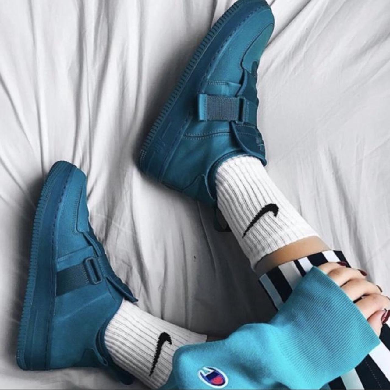 nike air force 1 explorer trainers geode teal