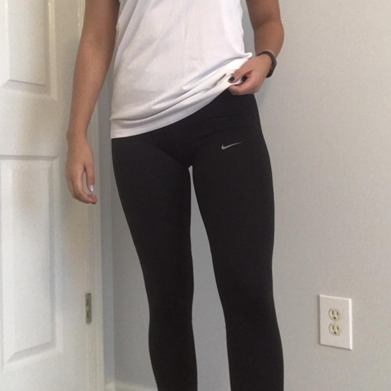 Black cropped Nike Dri-Fit leggings. Size small.