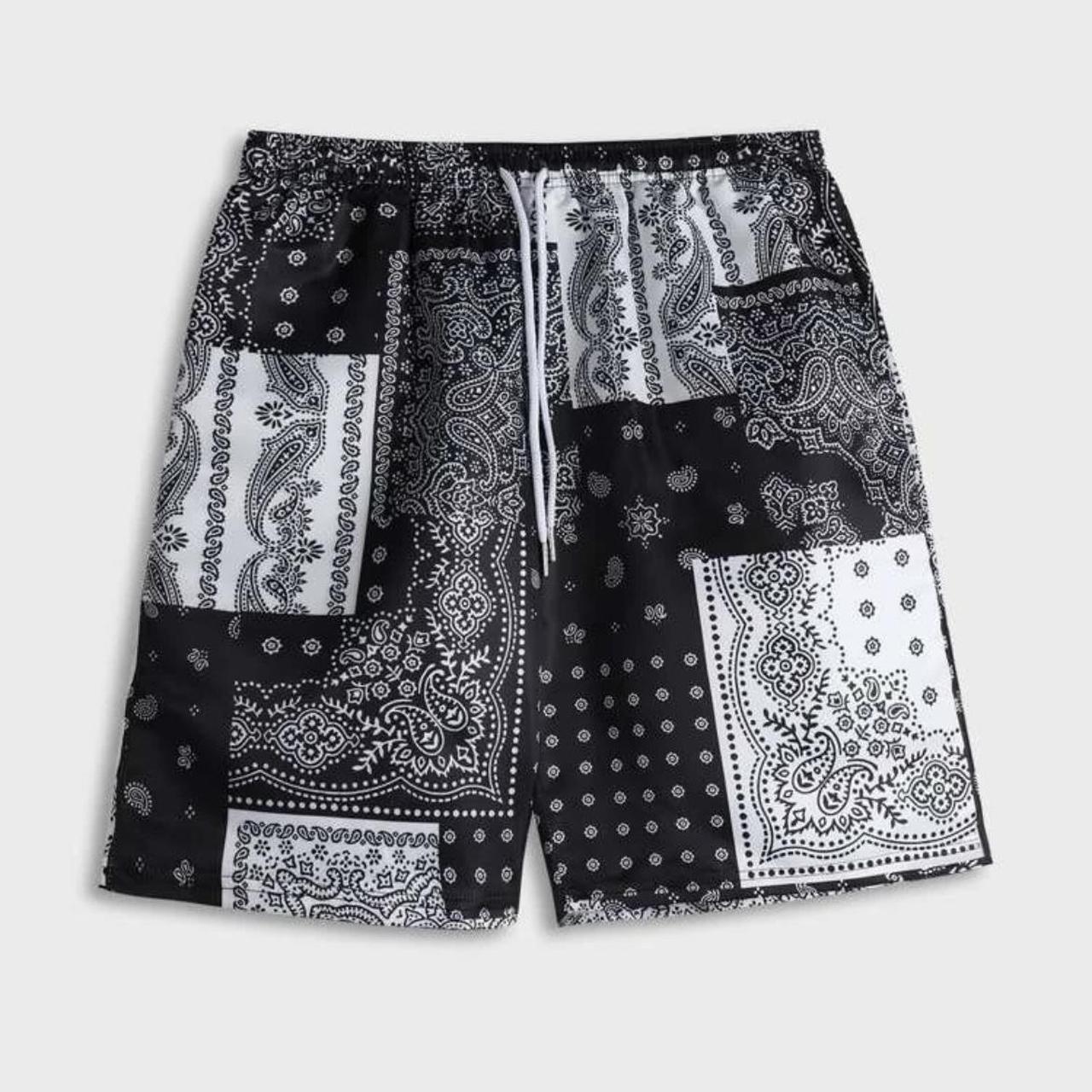 Men’s Black Paisley Shorts Sports outfits can be a... Depop