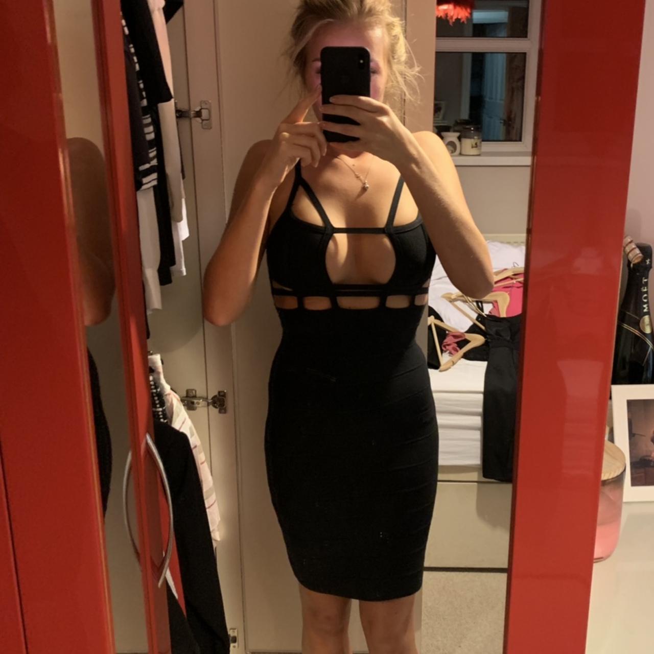 Caged bandage dress best sale