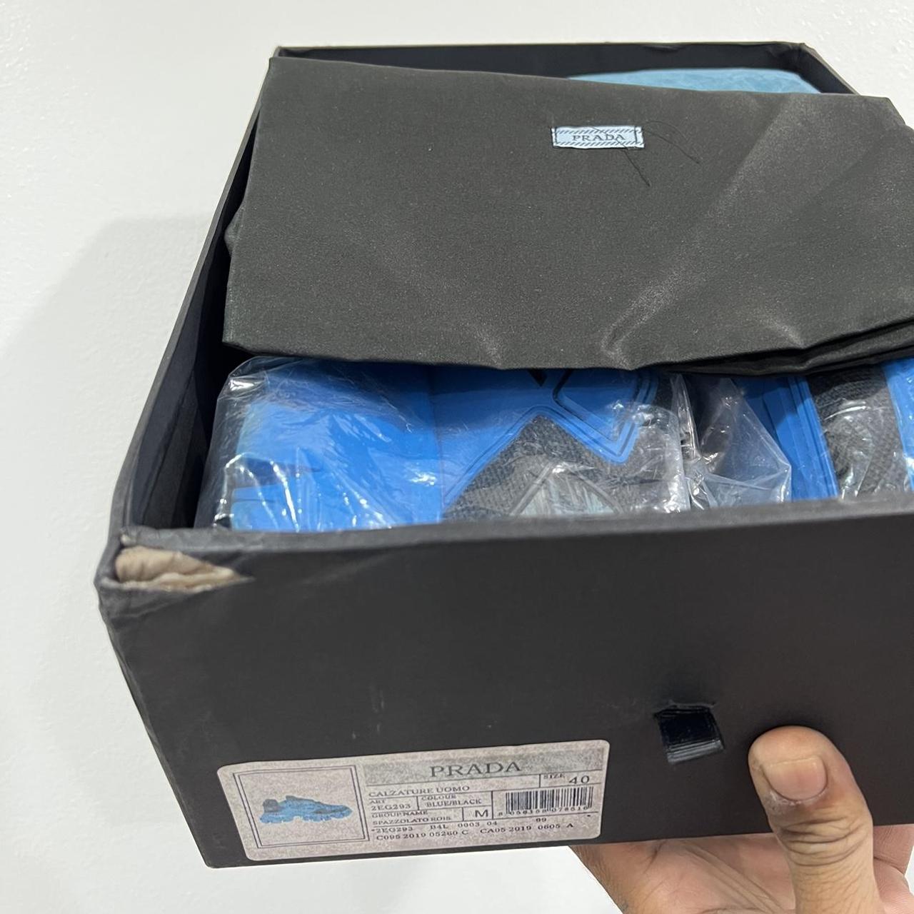 Prada blue discount box