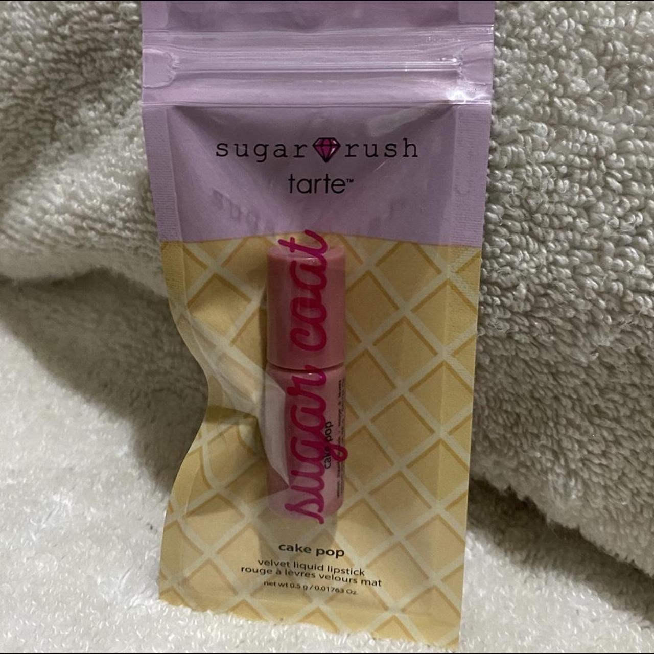 Tarte sugar rush velvet lipstick mini sugar coat - Depop