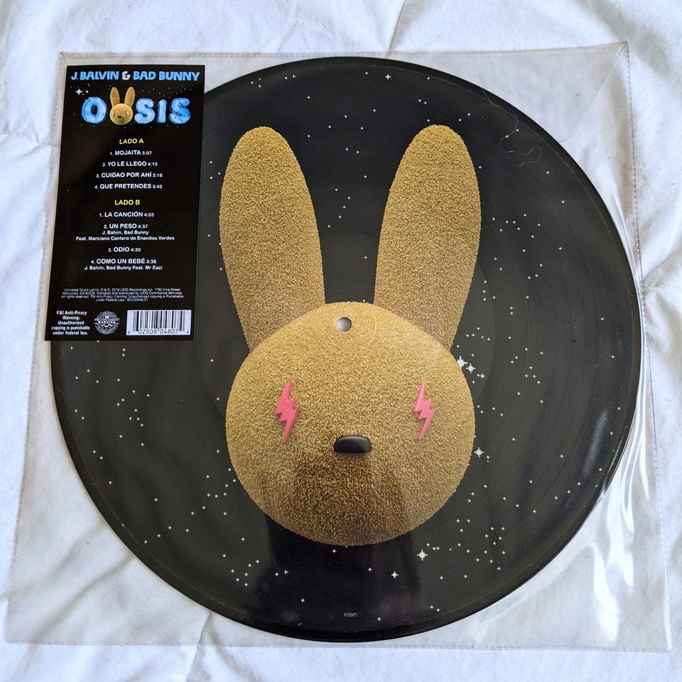 *SHIPS NOW* Bad Bunny J Balvin Oasis Picture Disc Vinyl Record LP NEW