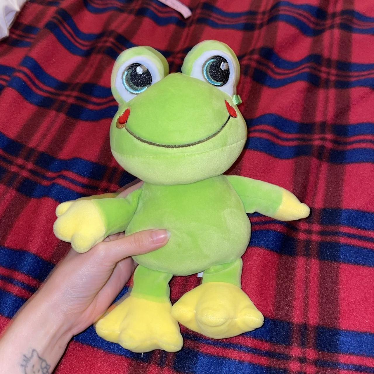 Super cute Mochi type frog froggy froggie plush with - Depop