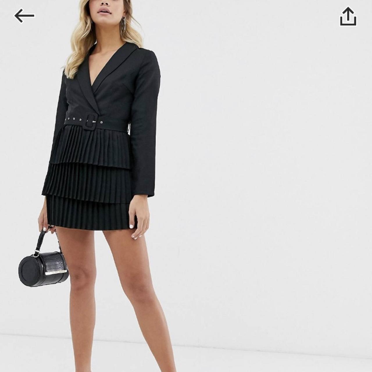 In The Style X Dani Dyer black blazer dress Size Depop