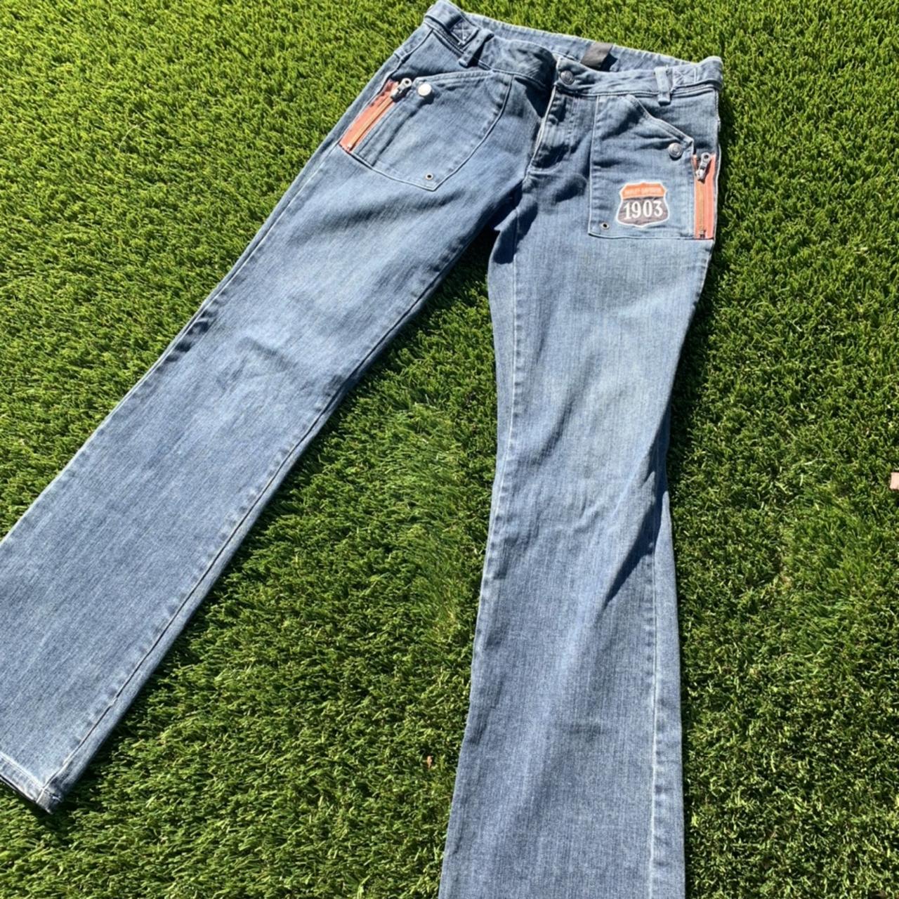 Harley Davidson Women's Jeans Depop