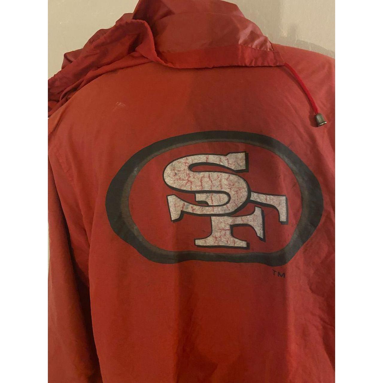 Vintage San Francisco 49ers Men's Rain Jacket Sz S